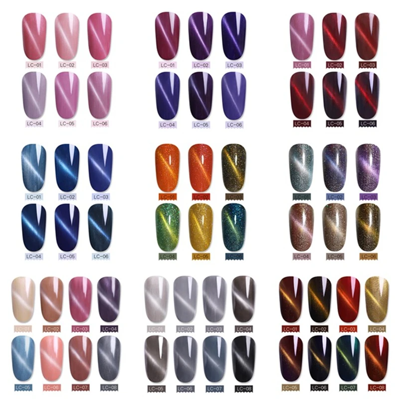 LILYCUTE 8ml 3D Cat Eye Nail Gel Polish Holographic Glitter Magnetic Gel Laser Varnish Gel Nail Art Lacquer Soak Off UV Gel
LILYCUTE 8ml 3D Cat Eye Nail Gel Polish Holographic Glitter Magnetic Gel Laser Varnish Gel Nail Art Lacquer Soak Off UV Gel