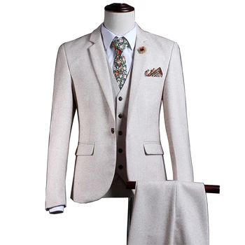 Coat Pant Suit Men Suit Designs Lapel Men Suit Tailor Made Groom Tuxedos Wedding Suits Best Man Blazer (Jacket+Pants+Vest)custom
Coat Pant Suit Men Suit Designs Lapel Men Suit Tailor Made Groom Tuxedos Wedding Suits Best Man Blazer (Jacket+Pants+Vest)custom