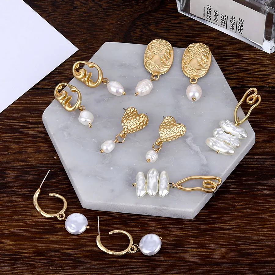 22 Designs Bohemian Pearl Drop Earrings For Women 2019 Brincos Long Geometric Dangle Earring Gold Female Vintage Jewelry Gifts
22 Designs Bohemian Pearl Drop Earrings For Women 2019 Brincos Long Geometric Dangle Earring Gold Female Vintage Jewelry Gifts