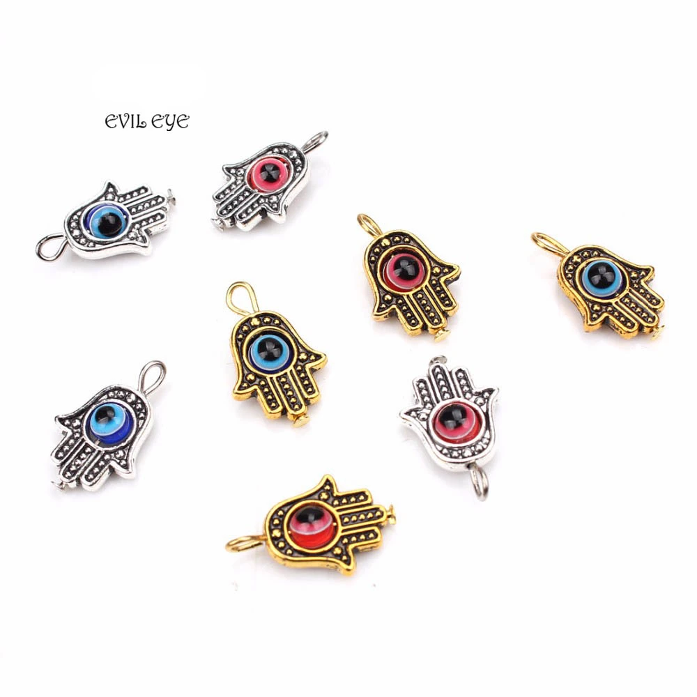 20pcs/lot Lucky Blue Red Evil Eye Charms Pendent Hamas Hand Pendent Jewelry Accessories
20pcs/lot Lucky Blue Red Evil Eye Charms Pendent Hamas Hand Pendent Jewelry Accessories