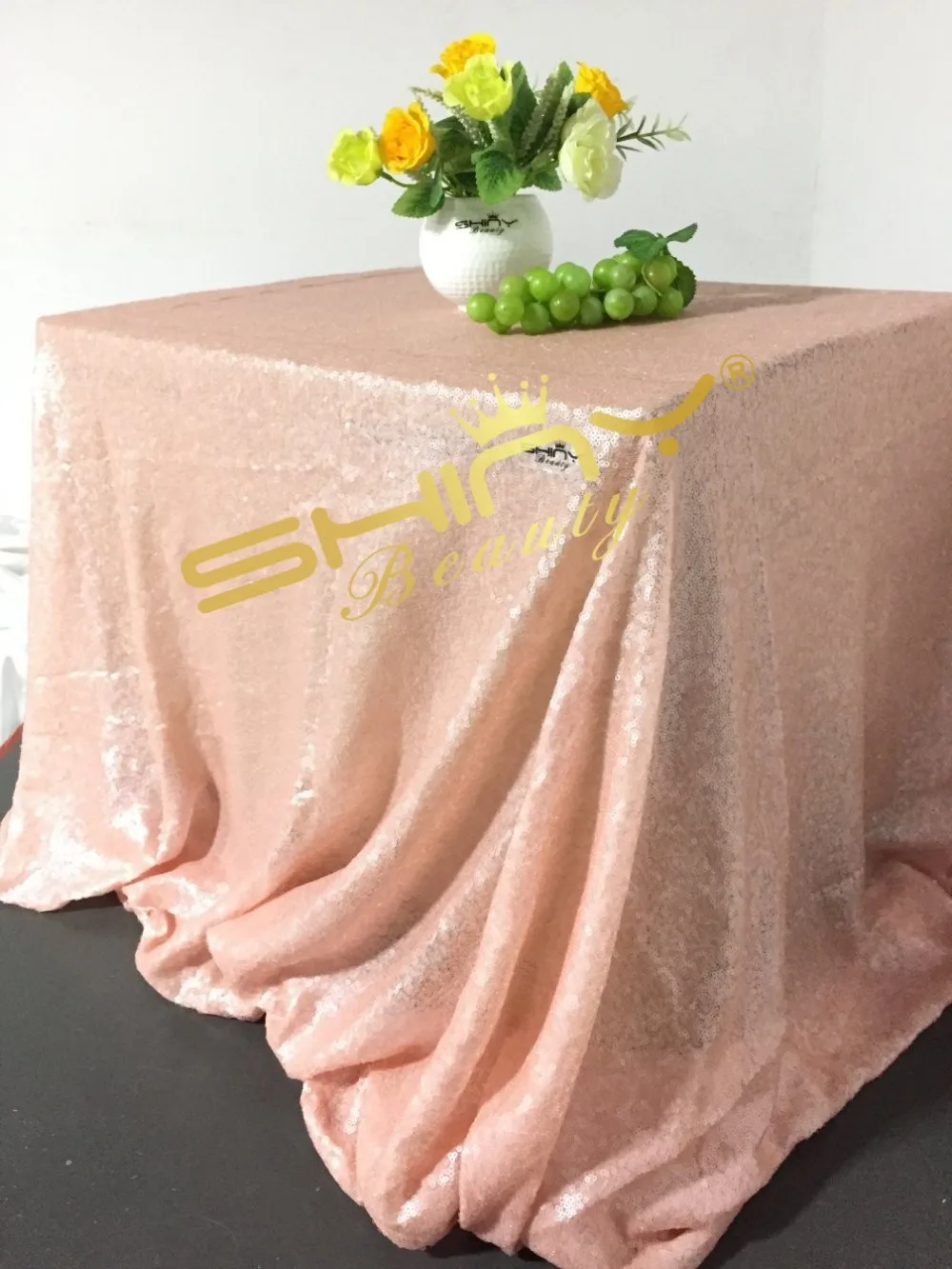 Nice 50x72in Pink Sequin Tablecloth 125x180cm Pink Table Cloth/Overlay for Wedding Party Decoration-ay
Nice 50x72in Pink Sequin Tablecloth 125x180cm Pink Table Cloth/Overlay for Wedding Party Decoration-ay