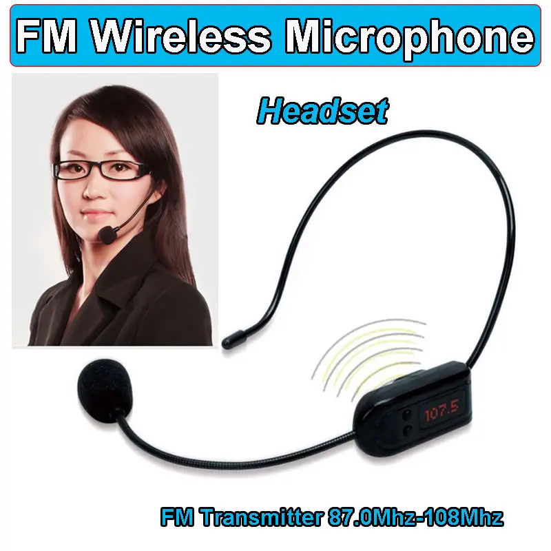 Free Shipping! Wireless FM Condenser Handheld Microphone Headset Megaphone Radio For Speaker
Free Shipping! Wireless FM Condenser Handheld Microphone Headset Megaphone Radio For Speaker