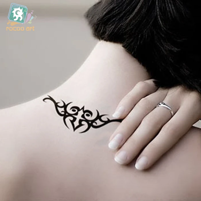 Водостойкие Временные татуировки Rocooart наклейки для мужчин женский боди арт