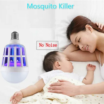 Glow In The Dark LED Mosquito Killer Lamp Bulb 2 Modes Anti Insect Killer Zapper Bug For Pregnant Women Baby Care 
Glow In The Dark LED Mosquito Killer Lamp Bulb 2 Modes Anti Insect Killer Zapper Bug For Pregnant Women Baby Care