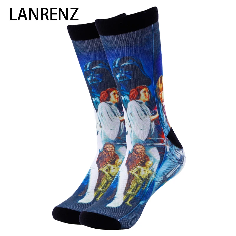 2019 Star Wars cover printing Men and women fashion Funny socks 3d printed socks 200 knitting oil painting compression socks
2019 Star Wars cover printing Men and women fashion Funny socks 3d printed socks 200 knitting oil painting compression socks