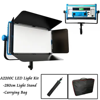 140W APP & Remote Control RGB Soft LED Lamp Photography Continuous Light Set Photo Studio Video Film Light + tripod + handbag
140W APP & Remote Control RGB Soft LED Lamp Photography Continuous Light Set Photo Studio Video Film Light + tripod + handbag