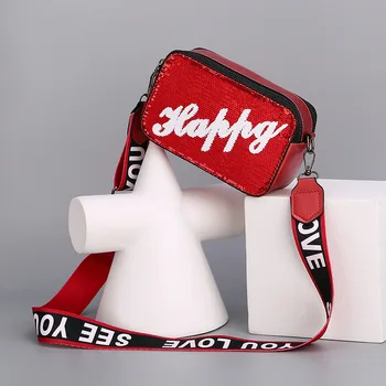 L'OMBRE Flap Messenger Bags Wide Shoulder Bags Shining Letter Girl Crossbody Bags 2019 Fashion Hippop Rock Style
L'OMBRE Flap Messenger Bags Wide Shoulder Bags Shining Letter Girl Crossbody Bags 2019 Fashion Hippop Rock Style