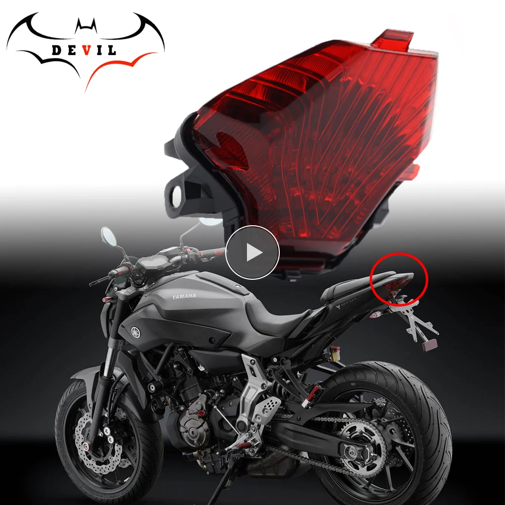 For YAMAHA MT-07 FZ-07 MT-25 MT-03 YZF R3 R25 2014-2017 Integrated LED Tail Light Turn signal Assembly Motorcycle Accessories
For YAMAHA MT-07 FZ-07 MT-25 MT-03 YZF R3 R25 2014-2017 Integrated LED Tail Light Turn signal Assembly Motorcycle Accessories
