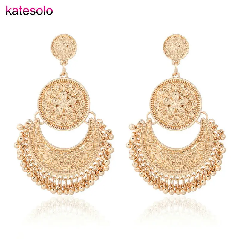 Ethnic Big Tassel Pendant Antique Tibet Gold / Silver Color Drop Earrings Vintage Flower Bead Earring Indian Jewelry Wholesale
Ethnic Big Tassel Pendant Antique Tibet Gold / Silver Color Drop Earrings Vintage Flower Bead Earring Indian Jewelry Wholesale