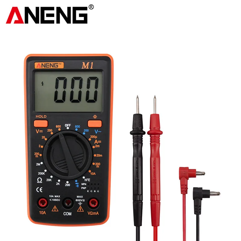 Digital Multimeter AC/DC Voltage Ammeter Capacitance Resistance Triode Tester Current Meter + Multimeter test line Multimetr
Digital Multimeter AC/DC Voltage Ammeter Capacitance Resistance Triode Tester Current Meter + Multimeter test line Multimetr