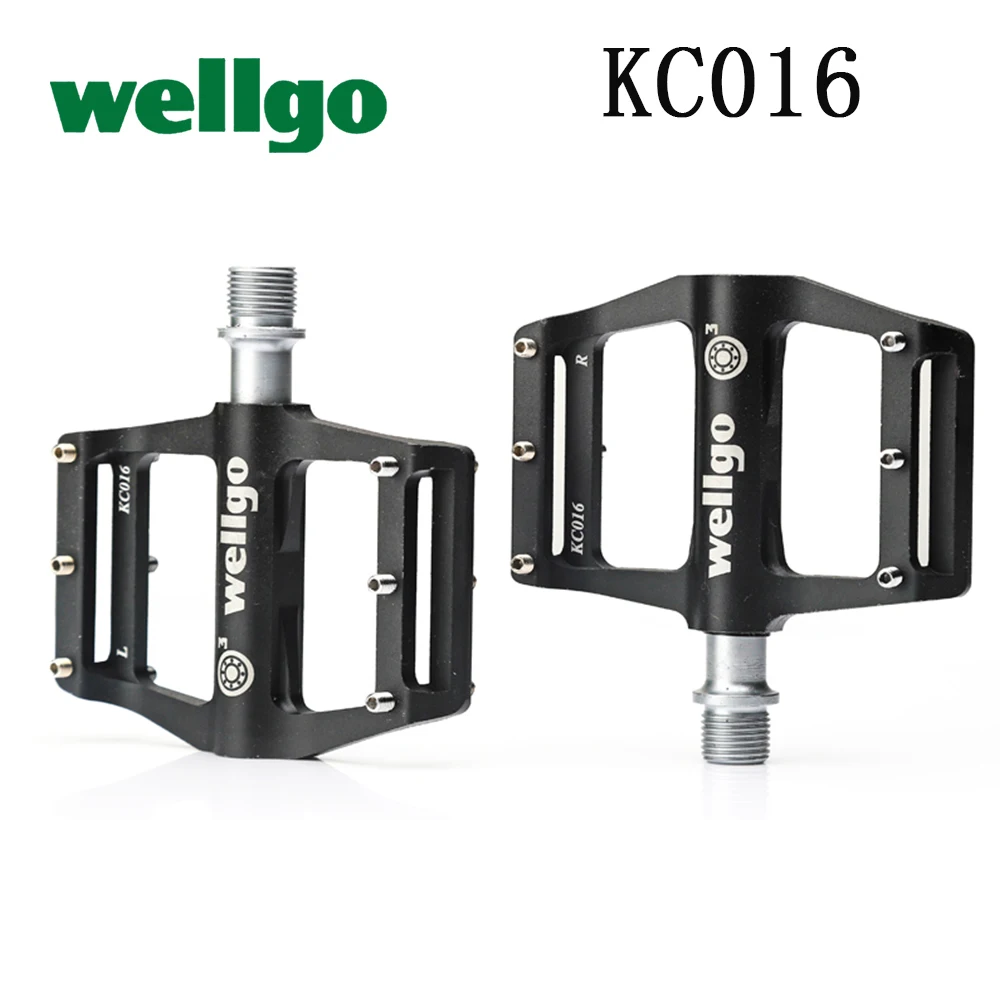 Wellgo KC016 bicycle pedal aluminium Anti-slip mountain bike pedals road 3 bearings ultralight 254g bicycle parts cycling riding
Wellgo KC016 bicycle pedal aluminium Anti-slip mountain bike pedals road 3 bearings ultralight 254g bicycle parts cycling riding