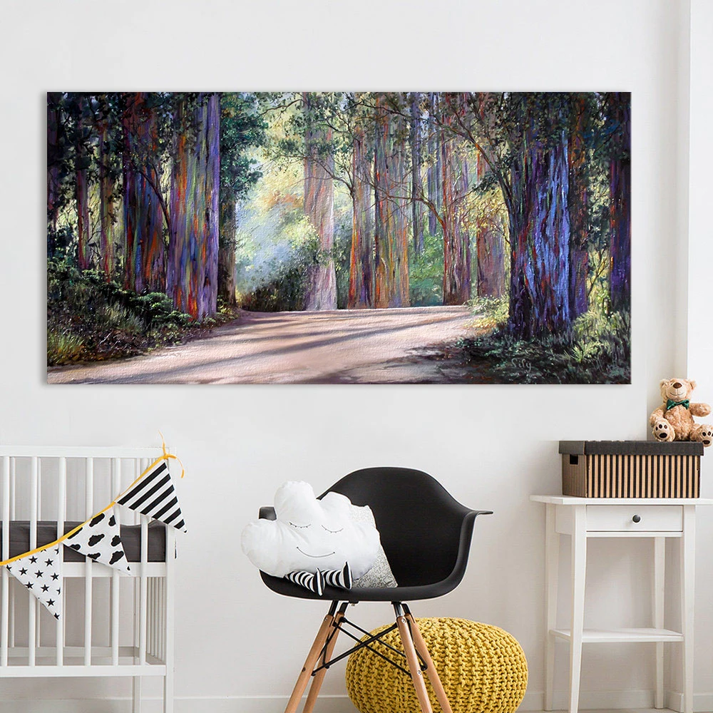 HDARTISAN Wall Art Canvas Printed Oil Painting For Living Room Road In Forest Landscape Picture Home Decor No Frame
HDARTISAN Wall Art Canvas Printed Oil Painting For Living Room Road In Forest Landscape Picture Home Decor No Frame