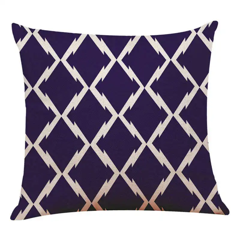 2018 Gold Bronzing Pillow Cases Geometric Pineapple Cotton Pillow Case blue Bedroom Home bed sofa pillow cover 45x45cm #3o11#f (10)