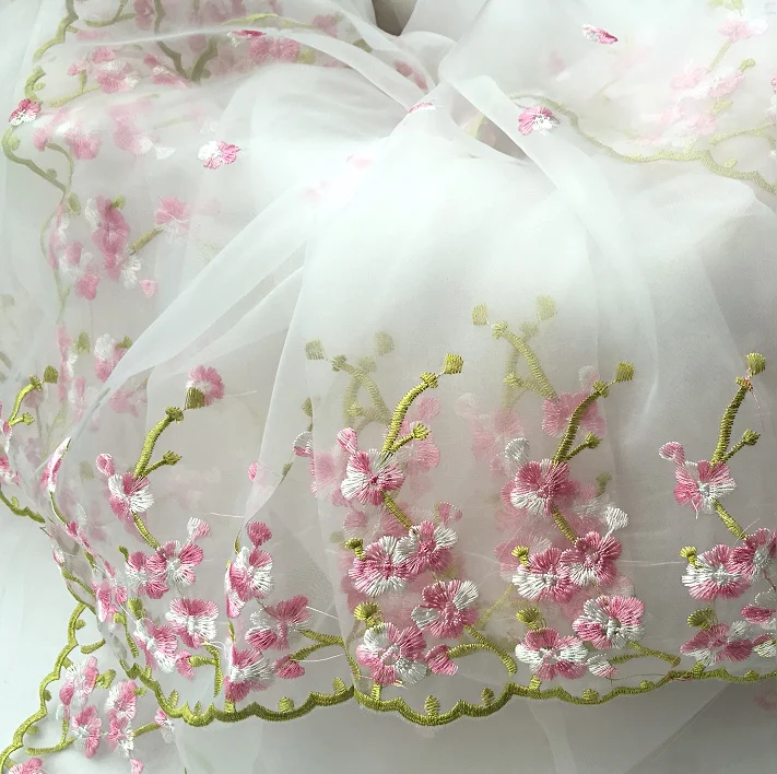 Bilateral Symmetry Organza Lace Embroidery Fabrics Bubble Skirt Handmade Diy Excipients Fabrics RS947
Bilateral Symmetry Organza Lace Embroidery Fabrics Bubble Skirt Handmade Diy Excipients Fabrics RS947
