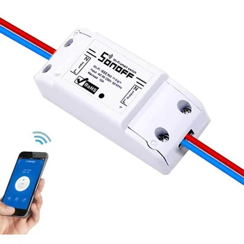 ITEAD Sonoff Basic Wifi Wireless Smart Switch DIY Intelligent Timer Wall Wifi Switch 10A 90V-250V Support IOS Android Phone APP
ITEAD Sonoff Basic Wifi Wireless Smart Switch DIY Intelligent Timer Wall Wifi Switch 10A 90V-250V Support IOS Android Phone APP