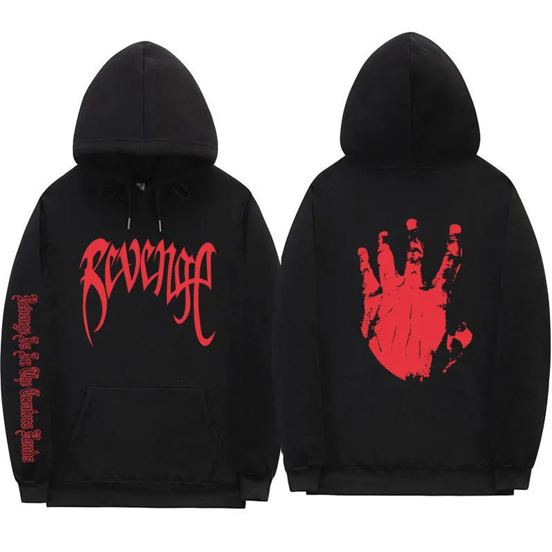 Xxxtentacion Men's And Women's Threaded Cuff Hoodies Special Style Letter Printing Palm pattern Sportswear Casual Pullover
Xxxtentacion Men's And Women's Threaded Cuff Hoodies Special Style Letter Printing Palm pattern Sportswear Casual Pullover
