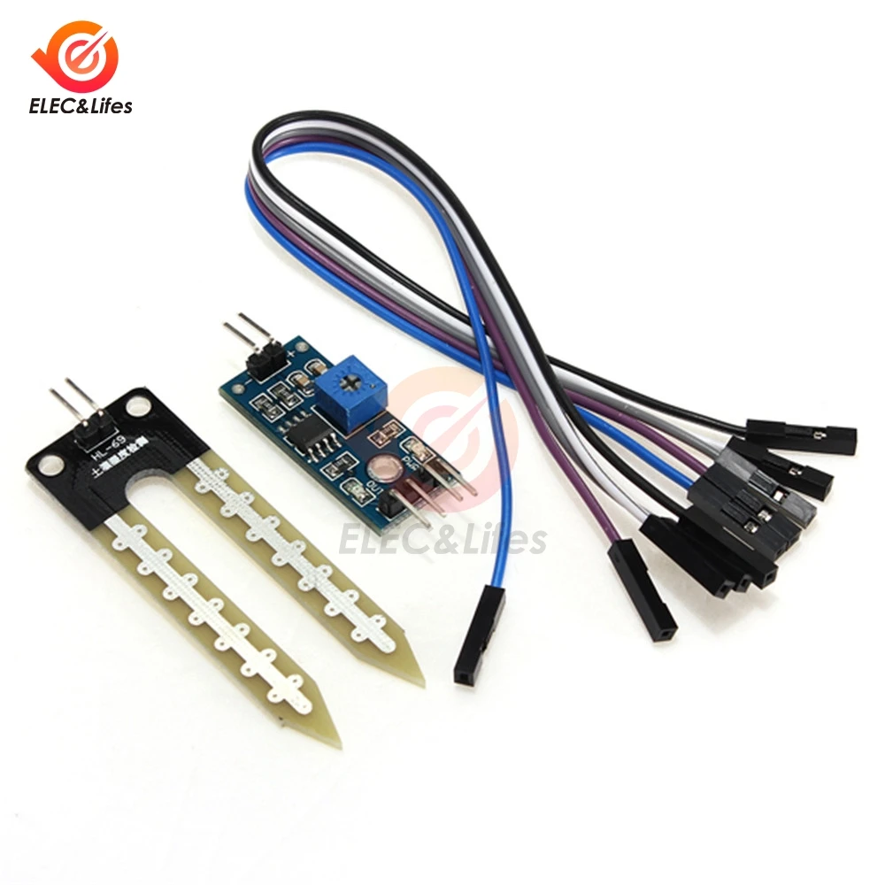 Electronics Soil Humidity Hygrometer Detection Module Moisture Water Sensor Soil Moisture DIY Kit Test Tool for Arduino
Electronics Soil Humidity Hygrometer Detection Module Moisture Water Sensor Soil Moisture DIY Kit Test Tool for Arduino
