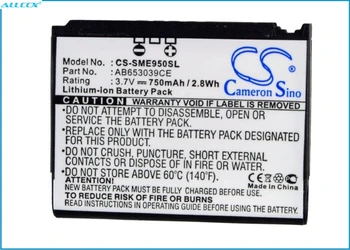 Cameron Sino 750mAh battery AB653039CE for Samsung GT-M6710,S3310,S7330,A551,E950,E958,J208,L170,L770, L810,L810V, Z240
Cameron Sino 750mAh battery AB653039CE for Samsung GT-M6710,S3310,S7330,A551,E950,E958,J208,L170,L770, L810,L810V, Z240