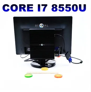 8th Gen Mini PC Intel Core i7 8550U Quad Core 4.0GHz 8MB Cache Fanless Mini Computer Win 10 4K HTPC Intel UHD Graphics 620 Wifi
8th Gen Mini PC Intel Core i7 8550U Quad Core 4.0GHz 8MB Cache Fanless Mini Computer Win 10 4K HTPC Intel UHD Graphics 620 Wifi