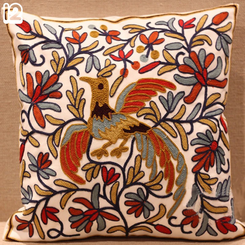 Colorful Ethnic Hand-embroidered Cover Geometric Printed pillowcases Linen Cotton Pillow Covers Sofa 45x45cm Cushion Cover#74432
Colorful Ethnic Hand-embroidered Cover Geometric Printed pillowcases Linen Cotton Pillow Covers Sofa 45x45cm Cushion Cover#74432