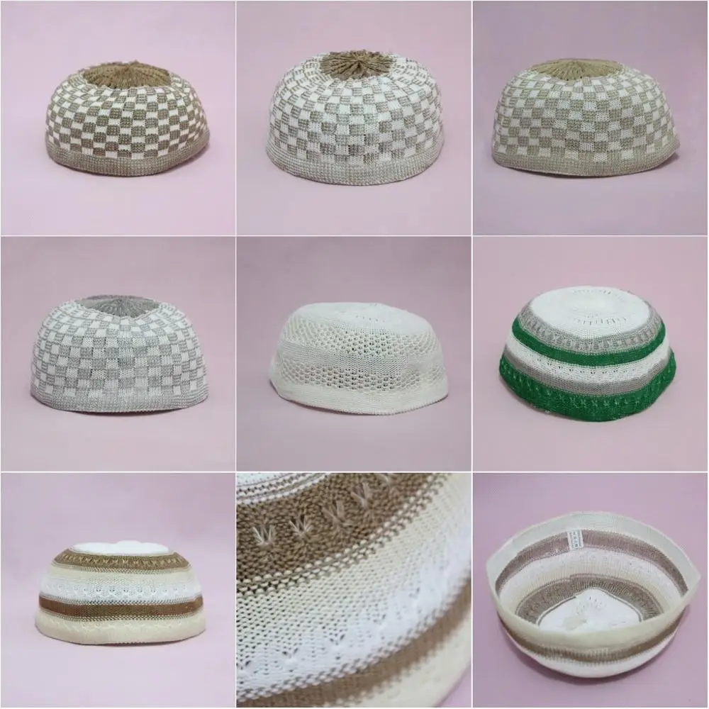 Skull Cap High Quality Knitting Islamic Kufi Topi Muslim Prayer Hat Turkish Made Namaz Egyptian Mens Head Wear
Skull Cap High Quality Knitting Islamic Kufi Topi Muslim Prayer Hat Turkish Made Namaz Egyptian Mens Head Wear