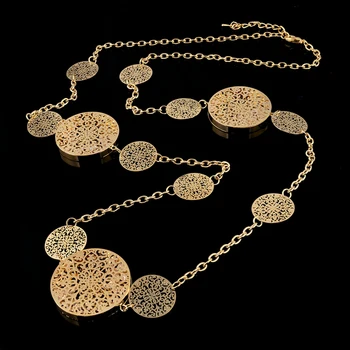 2018 New Arrival Round Statement Necklace For Women Gold Color Flower Long Necklace Crystal Jewelry Collares SNE150004
2018 New Arrival Round Statement Necklace For Women Gold Color Flower Long Necklace Crystal Jewelry Collares SNE150004