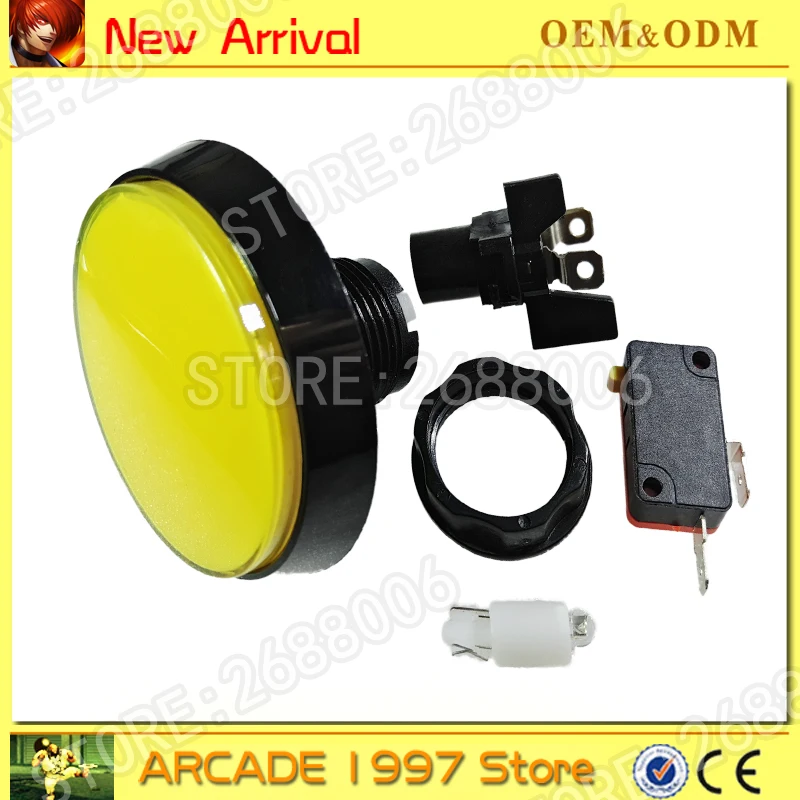 Free shipping60MM illuminated 12v LED Arcade Push Button with microswitch button for arcade machine recreation machine
Free shipping60MM illuminated 12v LED Arcade Push Button with microswitch button for arcade machine recreation machine