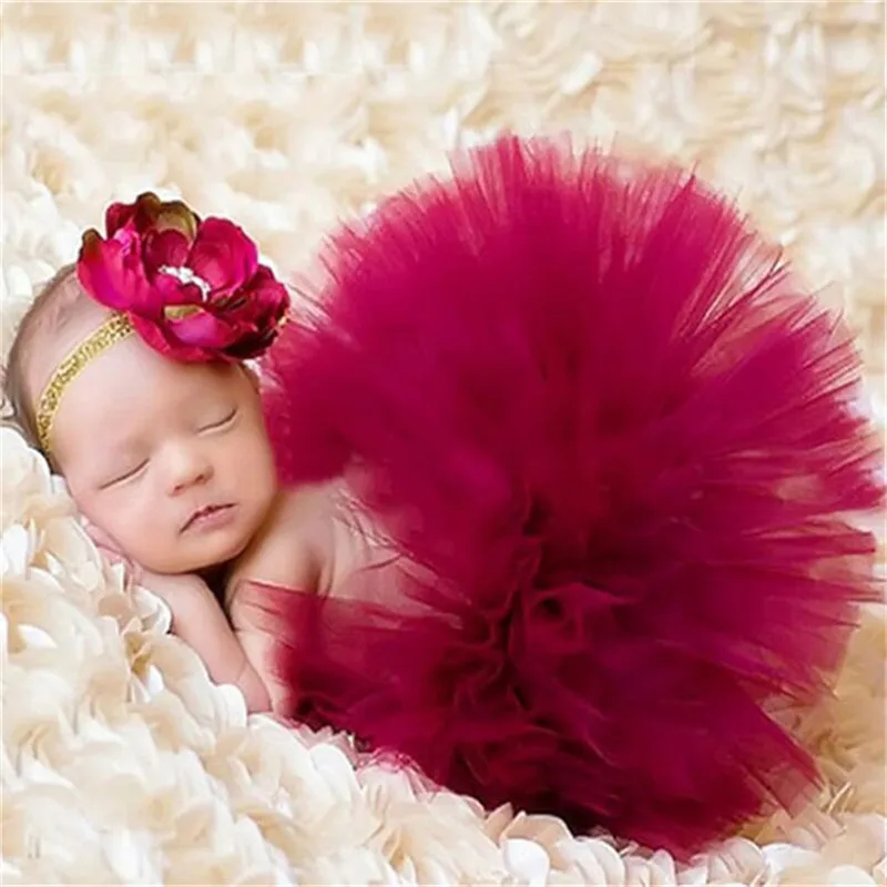 Фото Юбка для фотосъемки новорожденных с бисером повязка на голову ручная работа