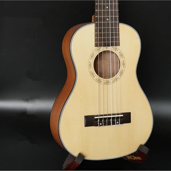 28 Inch Ukulele 6 Strings Hawaiian Mini Guitar Uku Ingman spruce music instrument Electric Ukulele with Pickup EQ
28 Inch Ukulele 6 Strings Hawaiian Mini Guitar Uku Ingman spruce music instrument Electric Ukulele with Pickup EQ