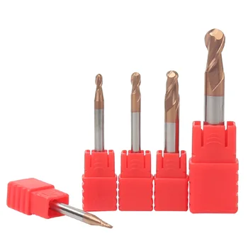free shipping 6 pcs/set R0.5 R0.75 R1 R1.5 R2 R3 Real HRC55 For 2 flutes ball nose end mill milling cutter CNC router bi
free shipping 6 pcs/set R0.5 R0.75 R1 R1.5 R2 R3 Real HRC55 For 2 flutes ball nose end mill milling cutter CNC router bi