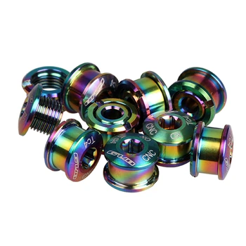 5pcs Titanium M8*6 Road Bike Crank Arm Bolt Disc Extended Screws,CNC Crankset Bolts For SHIMANO Double Chain Ring Wheel Screw
5pcs Titanium M8*6 Road Bike Crank Arm Bolt Disc Extended Screws,CNC Crankset Bolts For SHIMANO Double Chain Ring Wheel Screw