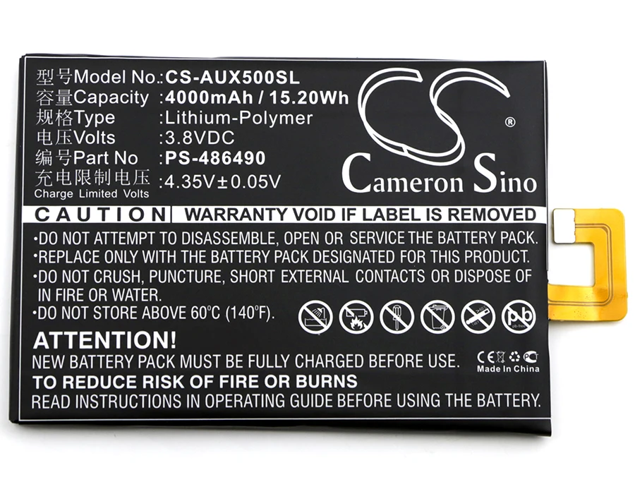Cameron Sino Высокое качество 4000 мАч батарея PS 486490 для Asus Pegasus X005|4000mah battery|cameron sinobattery for |