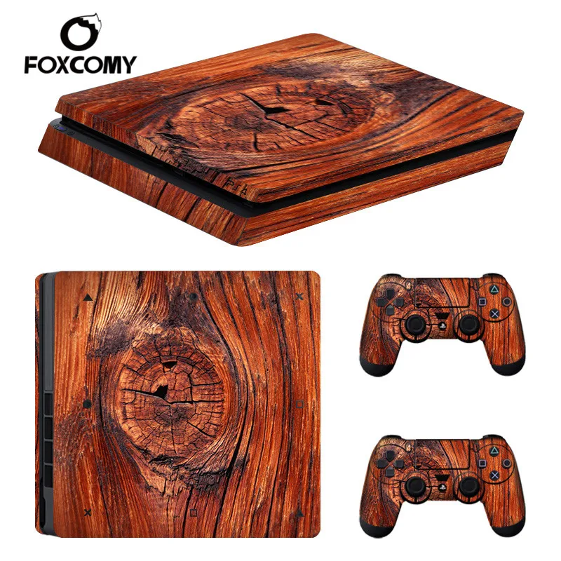 Wood Timber Console Skin Cover For Playstation 4 Slim Console PS4 Slim Skin Stickers Controller LED Protective
Wood Timber Console Skin Cover For Playstation 4 Slim Console PS4 Slim Skin Stickers Controller LED Protective