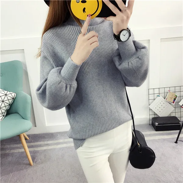 New 2018 Spring Fashion Women sweater high elastic Solid Turtleneck sweater women sexy Knitted Pullovers
New 2018 Spring Fashion Women sweater high elastic Solid Turtleneck sweater women sexy Knitted Pullovers