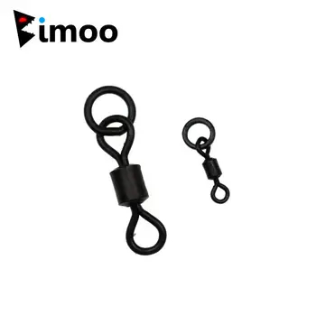 Bimoo 10 pcs Anti Glare Matt Black Finish Carp Fishing Swivel Rolling Snap With Ring Snap Connector Carp Fishing Accessories
Bimoo 10 pcs Anti Glare Matt Black Finish Carp Fishing Swivel Rolling Snap With Ring Snap Connector Carp Fishing Accessories