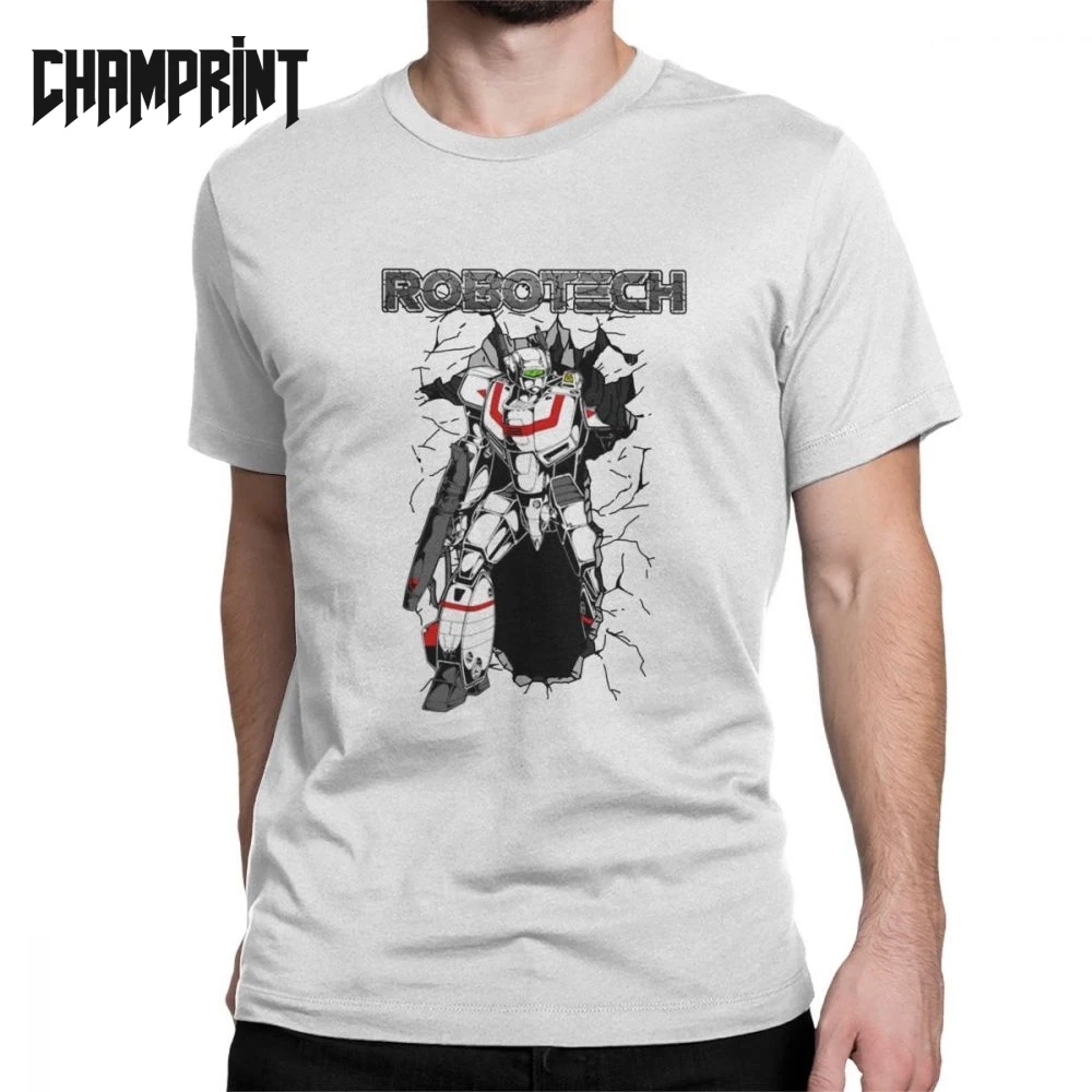 Men T-Shirts Robotech Crazy Pure Cotton Tee Shirt Short Sleeve Anime Japan Cartoon Robots Old School Otaku 80s T Shirt Tops Gift
Men T-Shirts Robotech Crazy Pure Cotton Tee Shirt Short Sleeve Anime Japan Cartoon Robots Old School Otaku 80s T Shirt Tops Gift