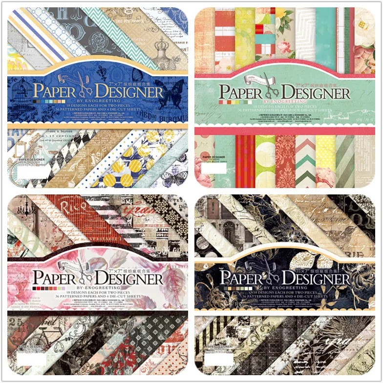 36pcs/Pack 7*7inch Background Die Cut Patterned Paper Designer Pack Scrapbooking DIY Happy Planner Card Making Journal Project
36pcs/Pack 7*7inch Background Die Cut Patterned Paper Designer Pack Scrapbooking DIY Happy Planner Card Making Journal Project