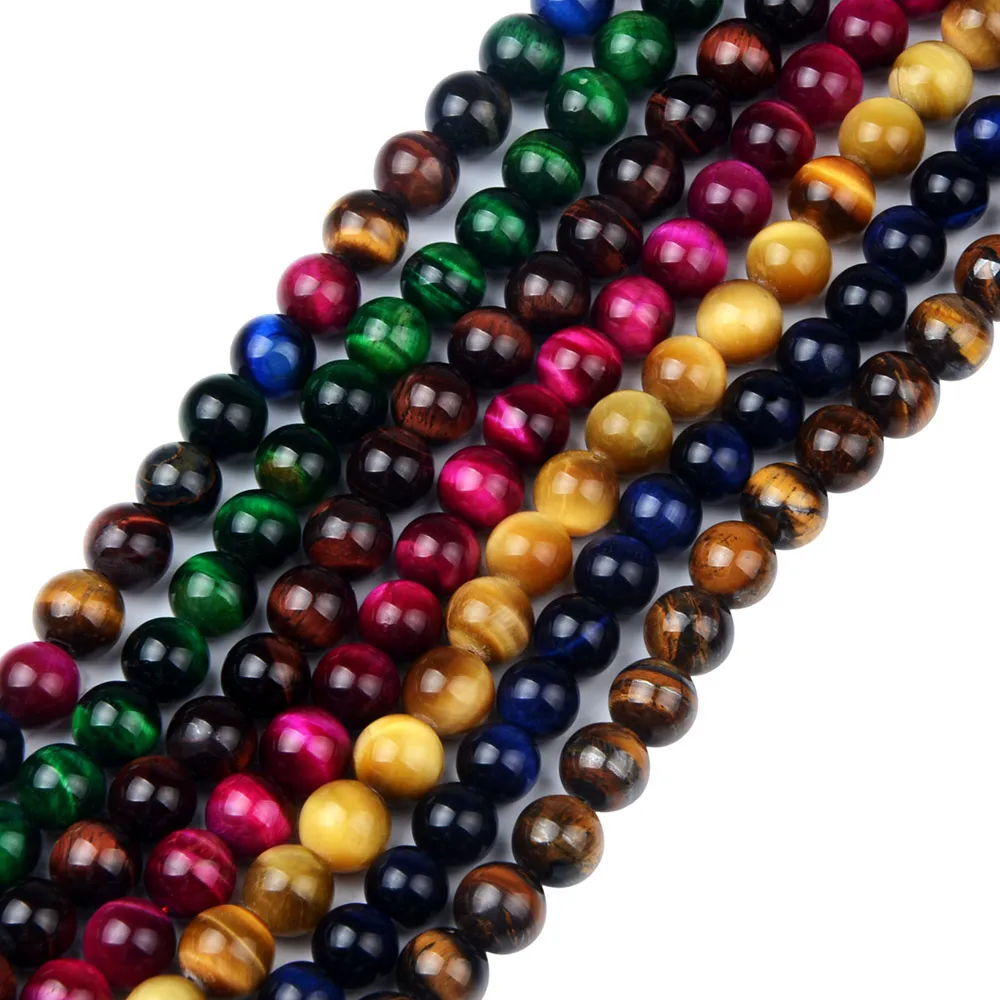 6mm 8mm 10mm Bulk Loose Round Yellow blue Fuchsia Green Natural Stone Tiger Eye Beads Natural Stone Jewelry Bracelet Making
6mm 8mm 10mm Bulk Loose Round Yellow blue Fuchsia Green Natural Stone Tiger Eye Beads Natural Stone Jewelry Bracelet Making