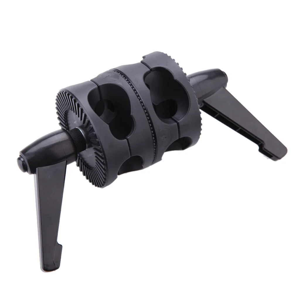 Dual Swiveling Grip Head Angle Clamp for Photo Studio Boom Arm Reflector Holder Stand
Dual Swiveling Grip Head Angle Clamp for Photo Studio Boom Arm Reflector Holder Stand