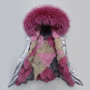 Silver Long Winter Jacket Miegofce Women Luxurious Big Real Raccoon Fur Collar Coat Manteau Hiver Femme Fox Fur Liner Parkas
Silver Long Winter Jacket Miegofce Women Luxurious Big Real Raccoon Fur Collar Coat Manteau Hiver Femme Fox Fur Liner Parkas