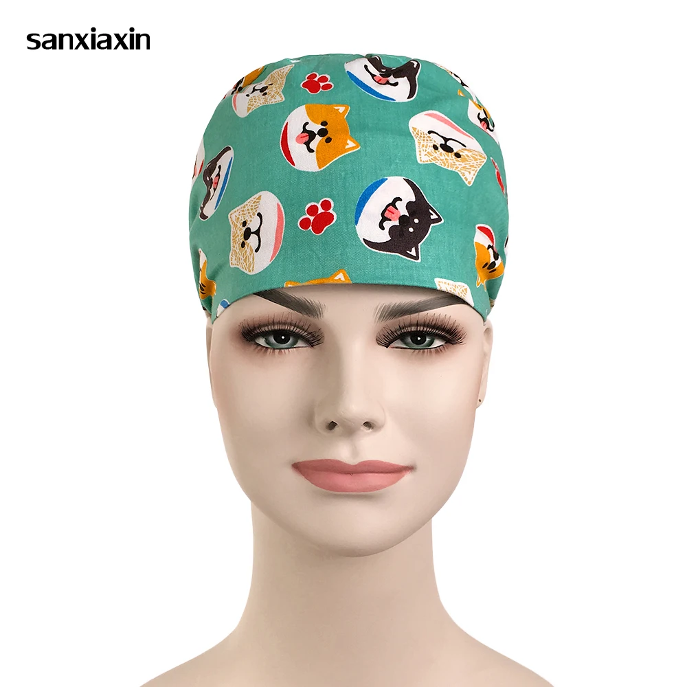 New Dog Pet Veterinary Surgical Cap Women Men Medical Hat Chef Doctor Nurse Cotton Adjustable Sweatband Dentist Cooker Work Caps
New Dog Pet Veterinary Surgical Cap Women Men Medical Hat Chef Doctor Nurse Cotton Adjustable Sweatband Dentist Cooker Work Caps