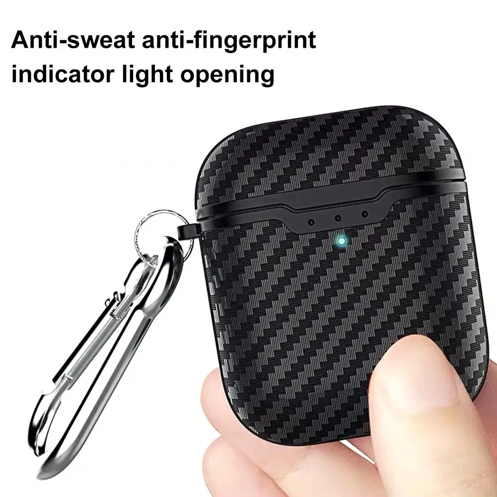 For Airpods 1/2 Silicone Case Wireless Charge Box Carbon Fiber Texture Soft Shell Charging Cases Style Earphone Case S
For Airpods 1/2 Silicone Case Wireless Charge Box Carbon Fiber Texture Soft Shell Charging Cases Style Earphone Case S
