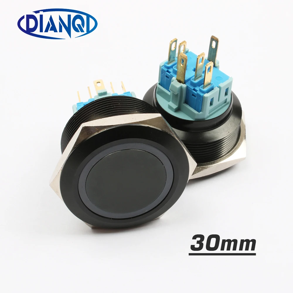 30mm Alumina metal push button switch flat ring round momentary 6 pin car switches reset latching fixation 12v 5v car switches
30mm Alumina metal push button switch flat ring round momentary 6 pin car switches reset latching fixation 12v 5v car switches