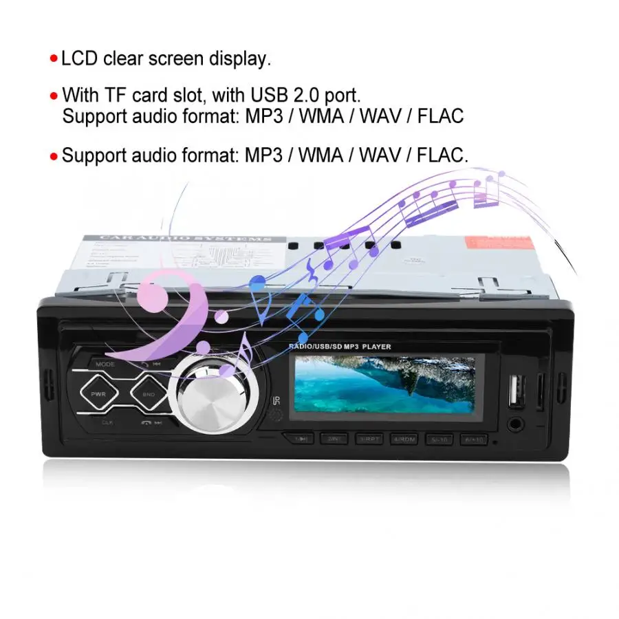 Vehicle Car MP4 Player Bluetooth Audio Car Stereo Player Support Remote Control Android Bluetooth Car Player
Vehicle Car MP4 Player Bluetooth Audio Car Stereo Player Support Remote Control Android Bluetooth Car Player