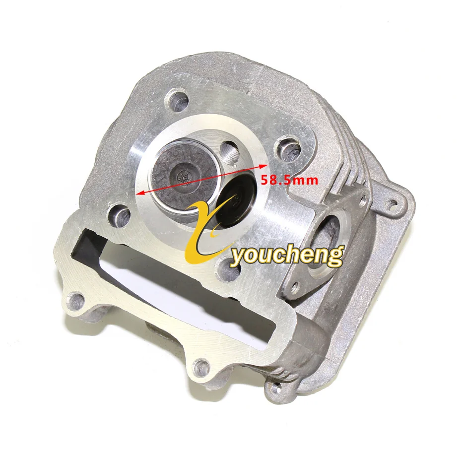 58.5mm High Performance Cylinder Head Assy with Valves GY6 160cc Chinese Scooter 157QMJ Modify Go Kart Moped GTZC-GY6160-58.5
58.5mm High Performance Cylinder Head Assy with Valves GY6 160cc Chinese Scooter 157QMJ Modify Go Kart Moped GTZC-GY6160-58.5