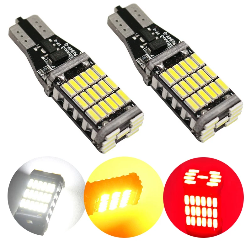 2X High Power T15 Canbus 45 SMD 4014 LED T10 360MA W16W White non polar Error Free Car Auto Reverse Light Bulb lamp Backup light
2X High Power T15 Canbus 45 SMD 4014 LED T10 360MA W16W White non polar Error Free Car Auto Reverse Light Bulb lamp Backup light