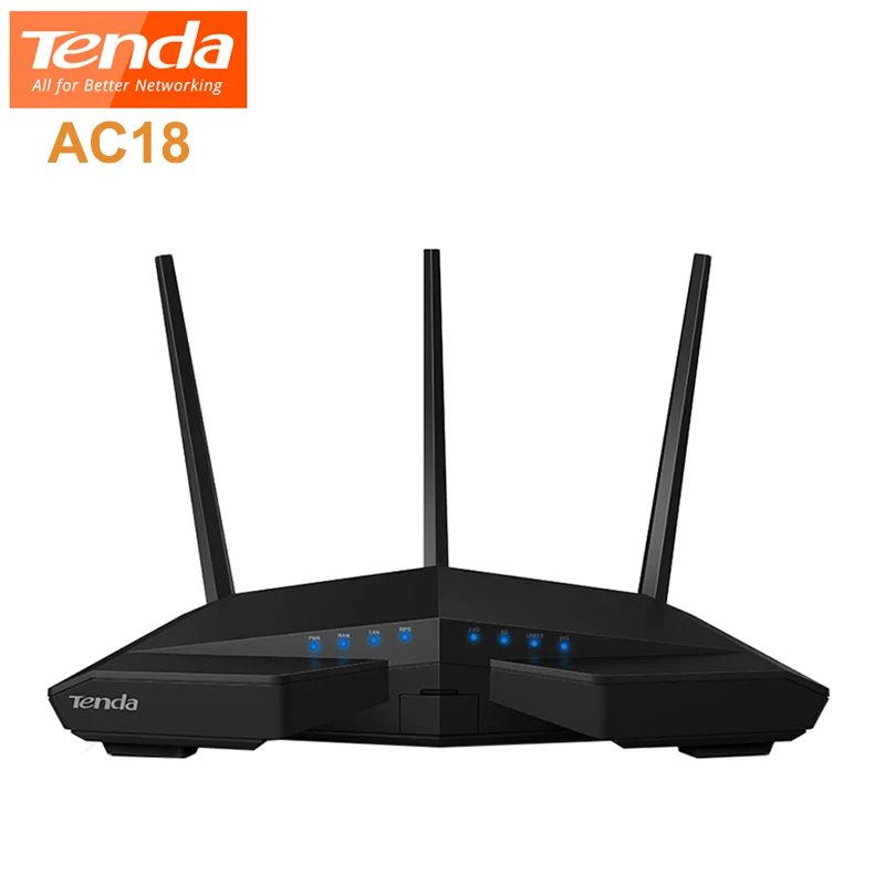 Tenda AC18 Wireless Router Dual Band Cortex A9 Dual-Core 1900M 11ac 1000M LAN 4 Port DDR3 Wireless WiFi Repeater For Ganimg Home
Tenda AC18 Wireless Router Dual Band Cortex A9 Dual-Core 1900M 11ac 1000M LAN 4 Port DDR3 Wireless WiFi Repeater For Ganimg Home