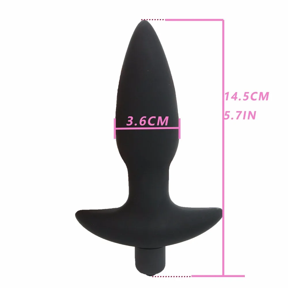 2PCS/Set Black Bullet Vibrator Anal Plug Big Butt Plug Anal Vibrator Sex toys for Men Gay Women Sex Machine Shop Toys for Adults