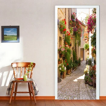 European Style Street Landscape Door Sticker Living Room Restaurant PVC Waterproof Photo Mural Wallpaper 3D Wall Stickers Decor
European Style Street Landscape Door Sticker Living Room Restaurant PVC Waterproof Photo Mural Wallpaper 3D Wall Stickers Decor