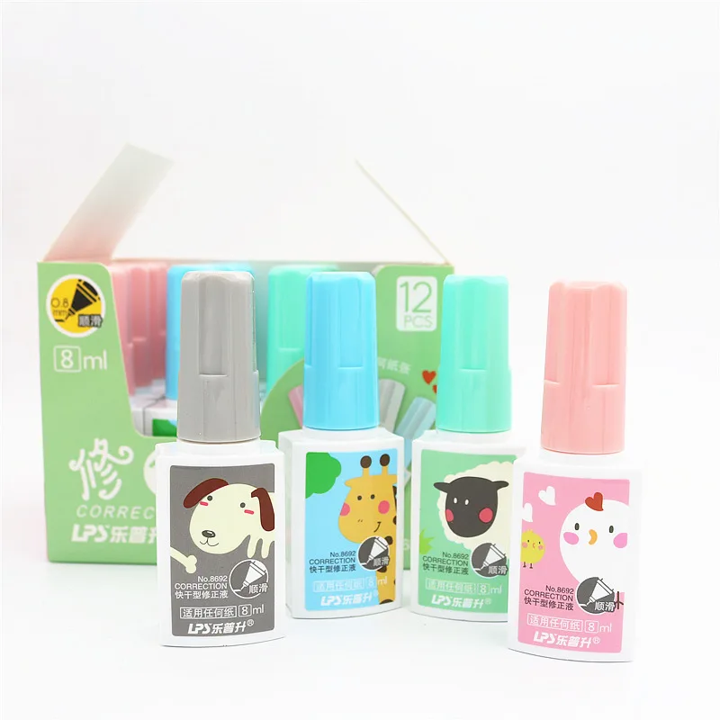 1PCS Cute correction fluid Ranch series 8ml white writing correction fluid Office student correction supplies random style
1PCS Cute correction fluid Ranch series 8ml white writing correction fluid Office student correction supplies random style